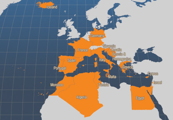 Fermes aquacoles d'elevage de bars en Europe